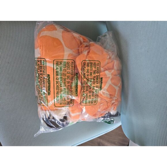 Tipsy Elves Giraffe Costume Onesie Pajamas Adult Men Size S Orange & White - Picture 3 of 5